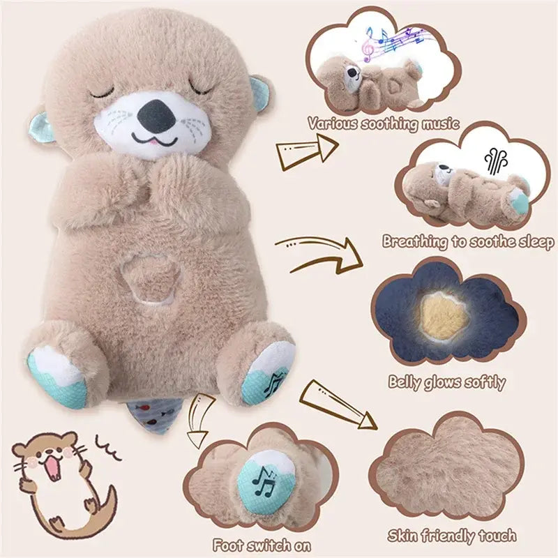 Breathing Sleep Music Plush Toy