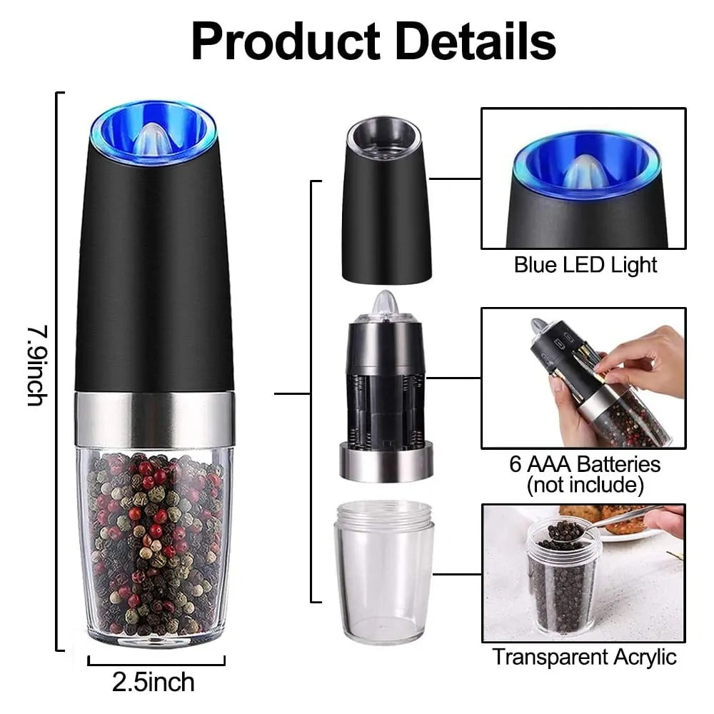 MLIA Set Electric Pepper Mill