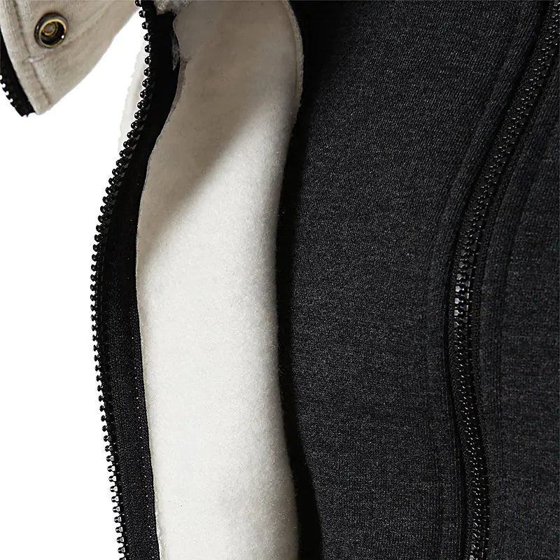 Jacket Scarf Collar Fashion Hoodie