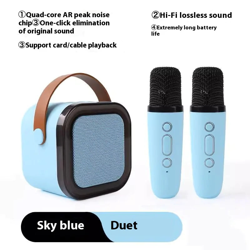 Wireless Bluetooth Mini Microphone & KTV Machine